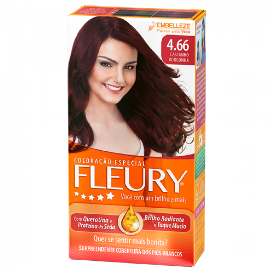 Tintura Fleury 4.66 Castanho Borg