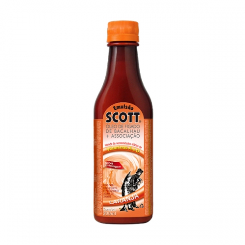 Emulsao de Scott 200ml Sabor Laranja