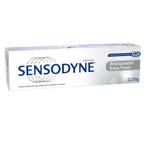 Creme Dental Branqueador Extra Sensodyne 50g