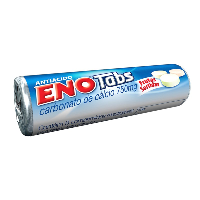 Eno Tabs 750mg com 8  pastilha