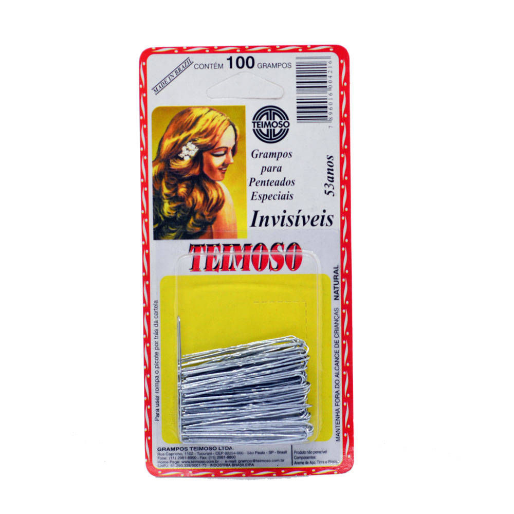 GRAMPO DE CABELO TEIMOSO INVISIVEL NAT