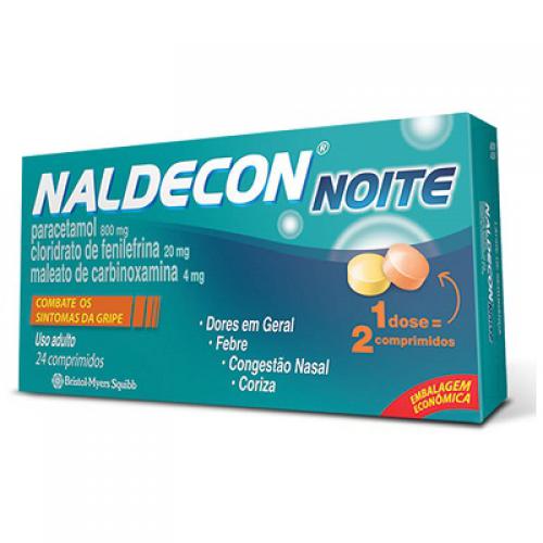 Naldecon Noite 24 Comprimidos