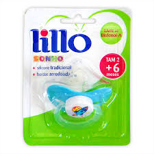 Chupeta Lillo Sonho Siliconada Ortodontica Tamanho 2 Azul