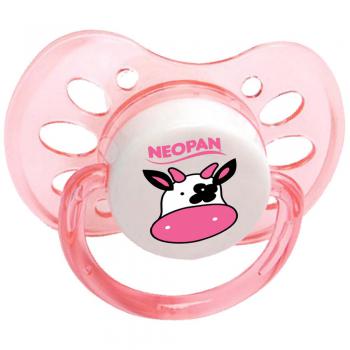 Chupeta neopan decorada universal tamanho 1 rosa