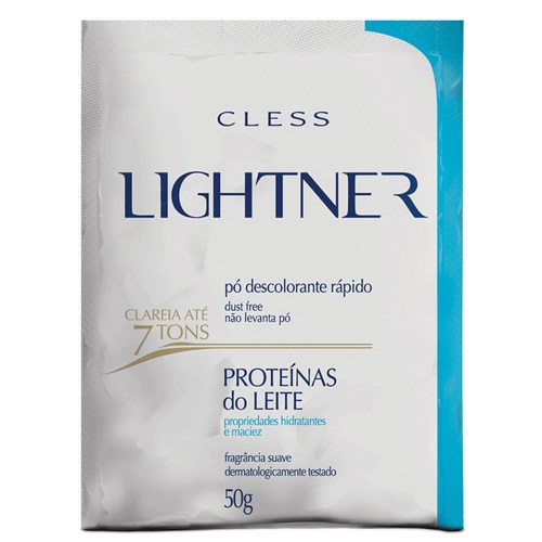 Lightner Pó Descolorante Proteínas Do Leite Cless 50g