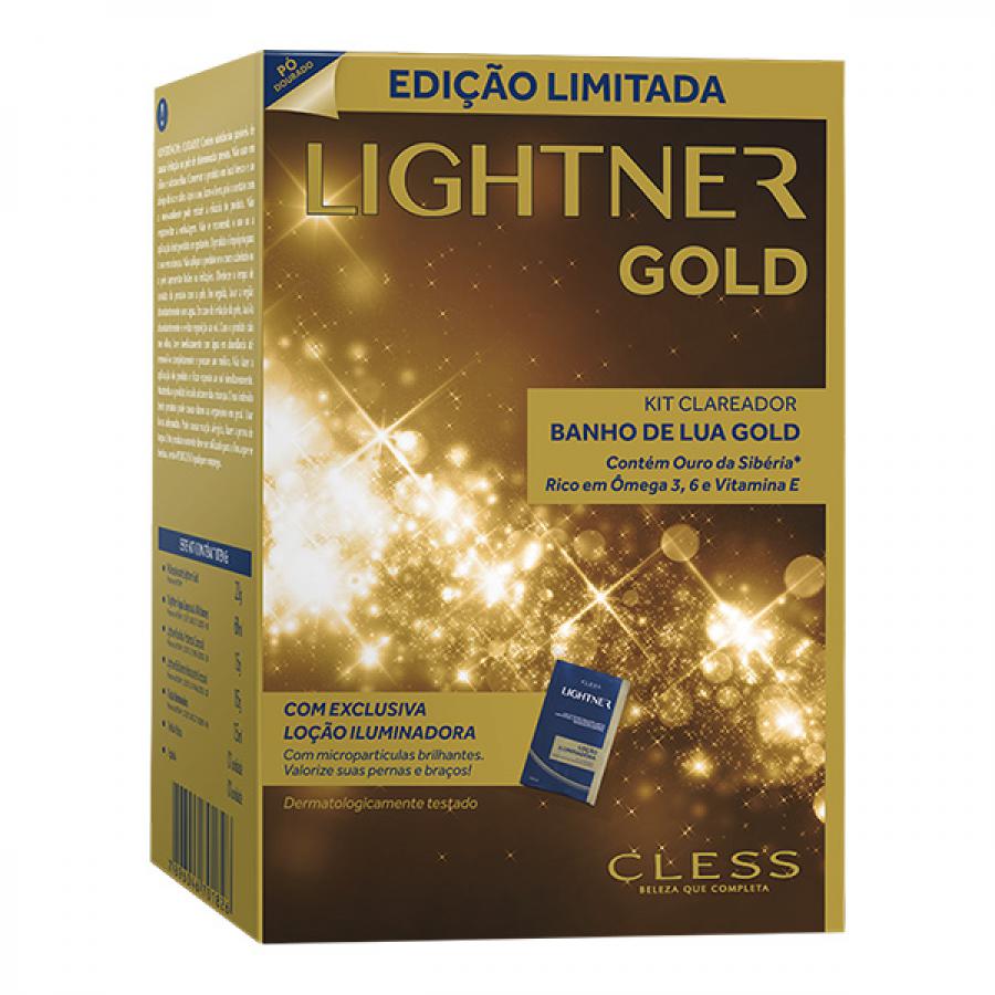 KIT CLAREADOR LIGHTNER GOLD BANHO DE LUA
