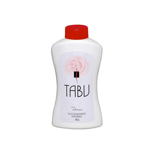 Talco Desodorante Perfumado Tabu 100g