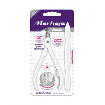 Kit Sortido Merheje Alicate Para Cuticula + Espatula