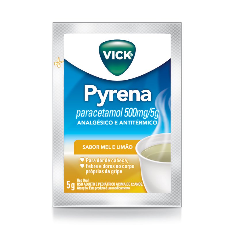 Vick Pyrena Sabor Mel e Limao 1 Envelope 5g