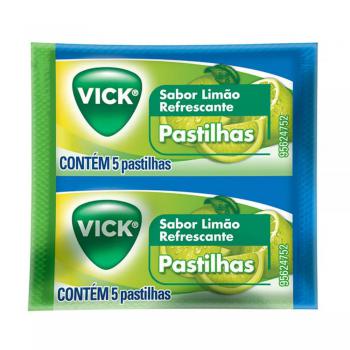 Pastilhas Vick Limão 5 Unidades