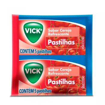 Pastilhas Vick Cereja 5 Unidades