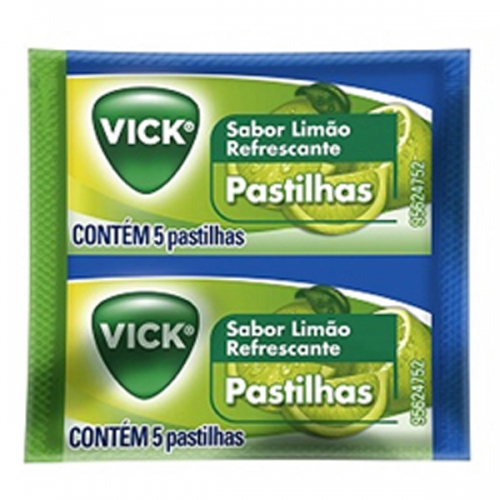 Vick 5 Pastilhas Sabor Limao