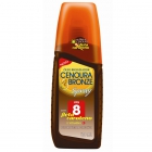 Óleo Bronzeador Cenoura & Bronze FPS 8 spray Beta caroteno