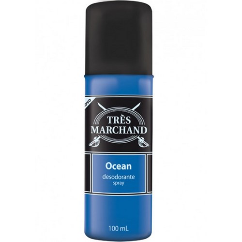 Desodorante Tres Marchand Spray Ocean 165ml