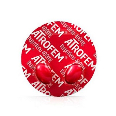 Atrofem 400mg, blíster com 2 cápsulas moles