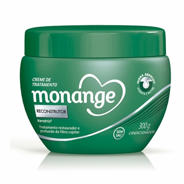 Creme monange tratamento 300g reconstrução