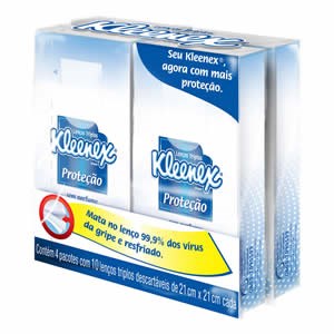 Lenço De Papel Kiss Bolso Leve 4un Pague 3un