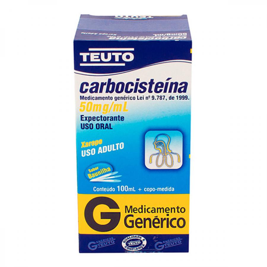Carbocisteina 50mg Xarope Adulto 100ml