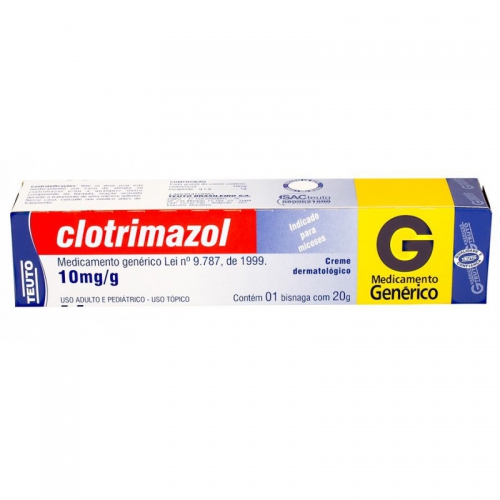 Clotrimazol 10mg Creme Dermatologico 20g