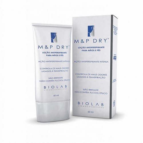 M&P DRY LOCAO ANTIPERSPIRANTE MAOS E PES 60ML