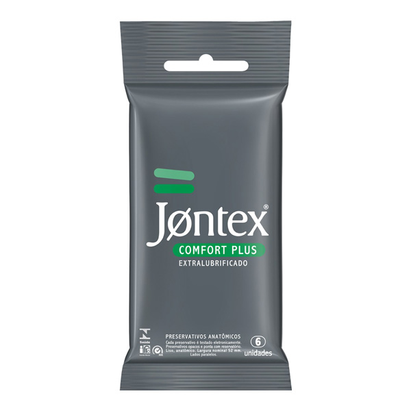 Preservativo Comfort Plus Jontex 6 Unidades