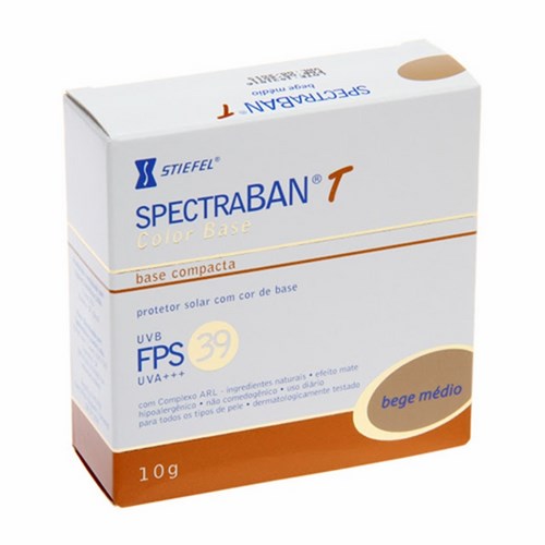 Spectraban T Color Base Compacta Fps Bege Médio
