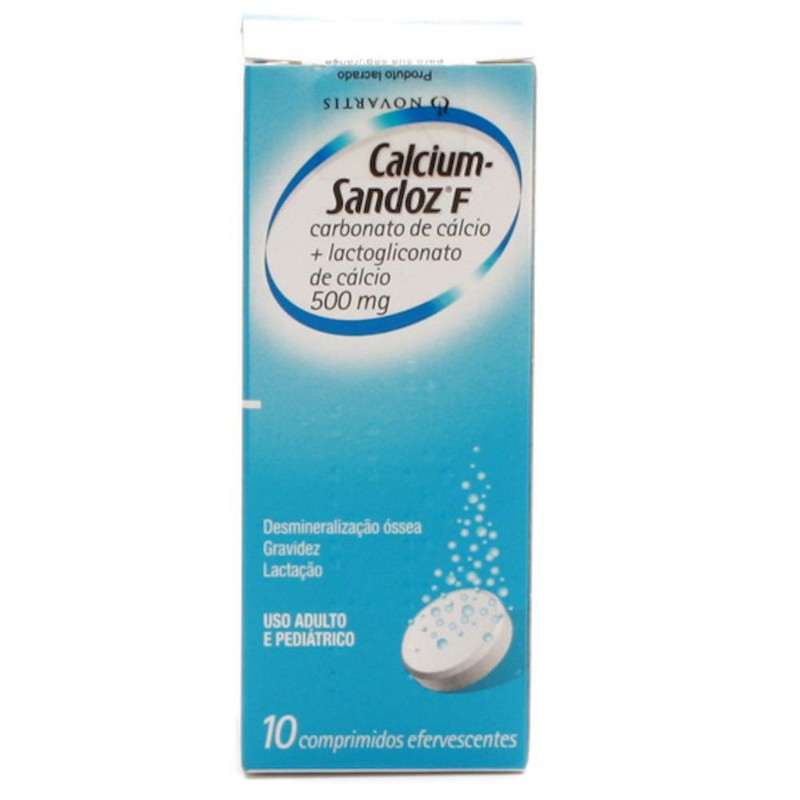 Calcium Sandoz 875mg + 1132mg 10 comprimidos