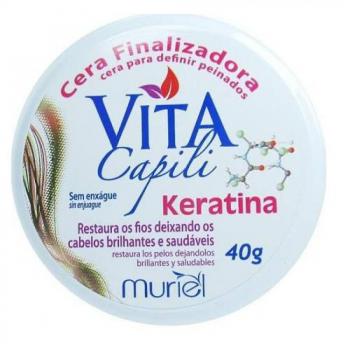 Cera Finalizadora Vita Capili Muriel Keratina 40g