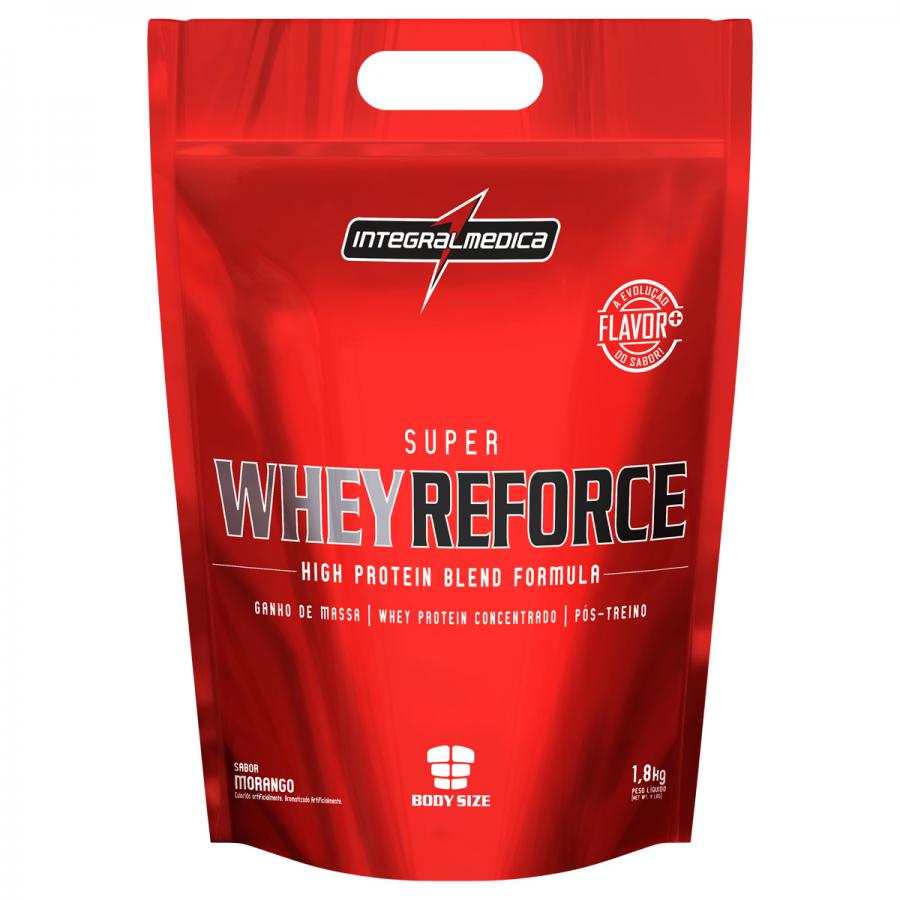 BS WHEY REFORCE SACO MORANGO C/1,8 KG