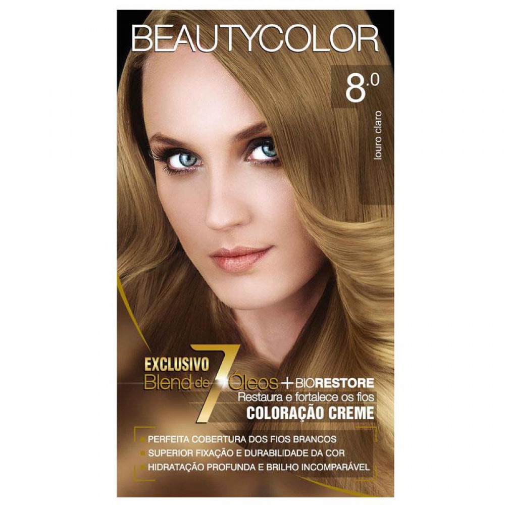 Tintura BeautyColor Kit 8.00 Louro claro