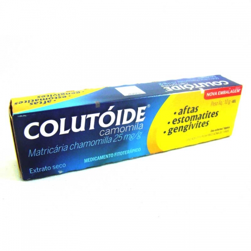 Colutóide Camomila 25mg Gel 10g