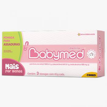 Kit Babymed Menina 45g 3 Unidades