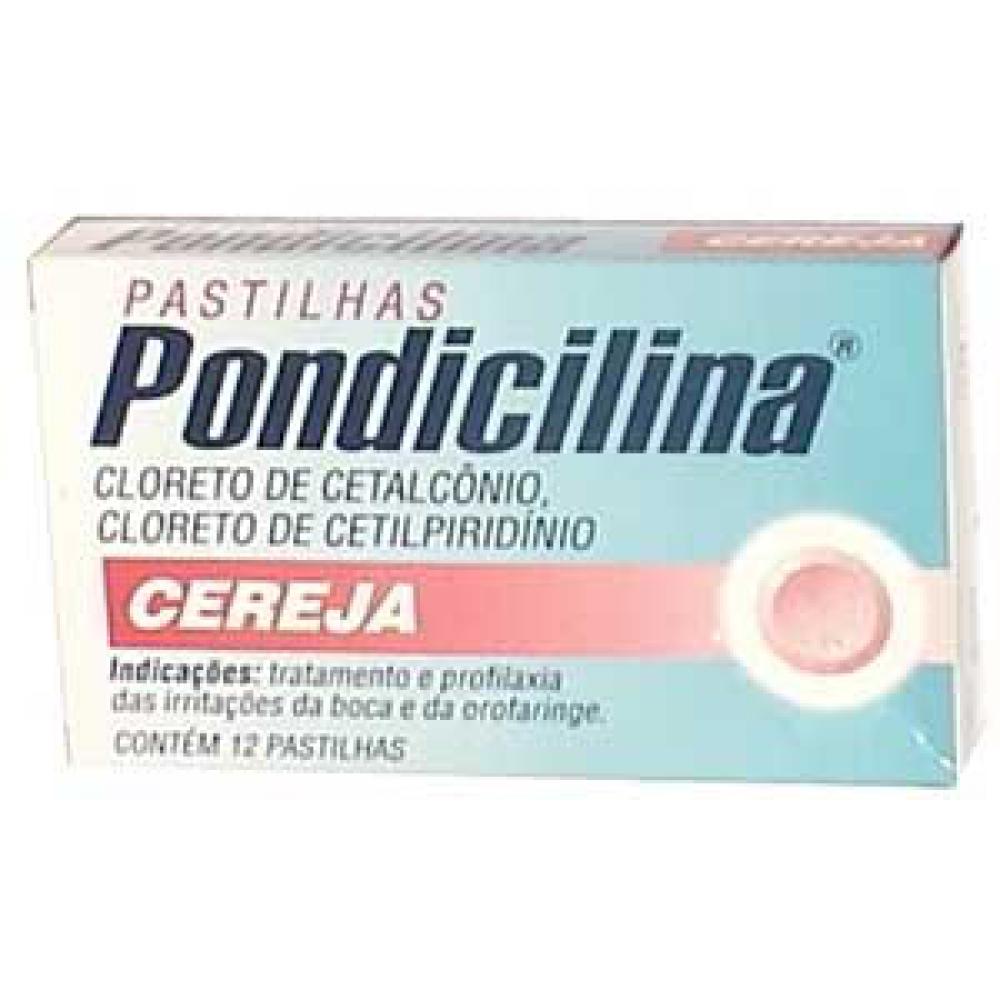 Pondicilina com 12 Pastilhas Sabor Cereja