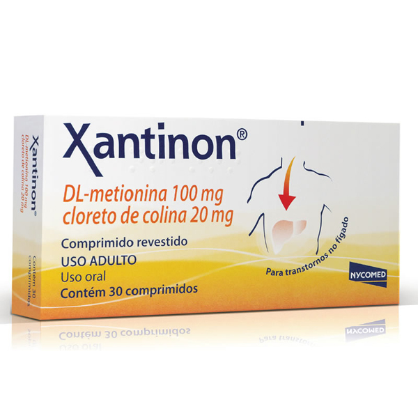 Xantinon 100/20mg Com 30 Comprimido