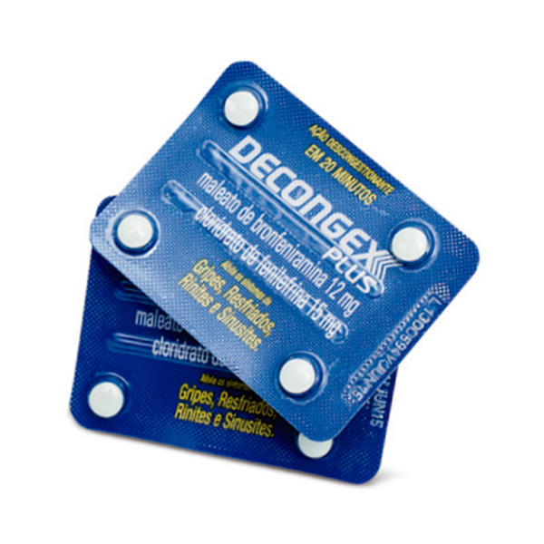 Decongex Plus 12mg + 15mg 4 Comprimidos