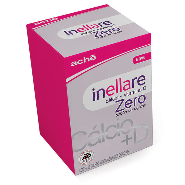 Inellare Zero com 30 Comprimidos Mastigáveis
