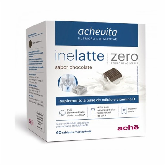 INELATTE CHOCOLATE COM 60 TABLETES