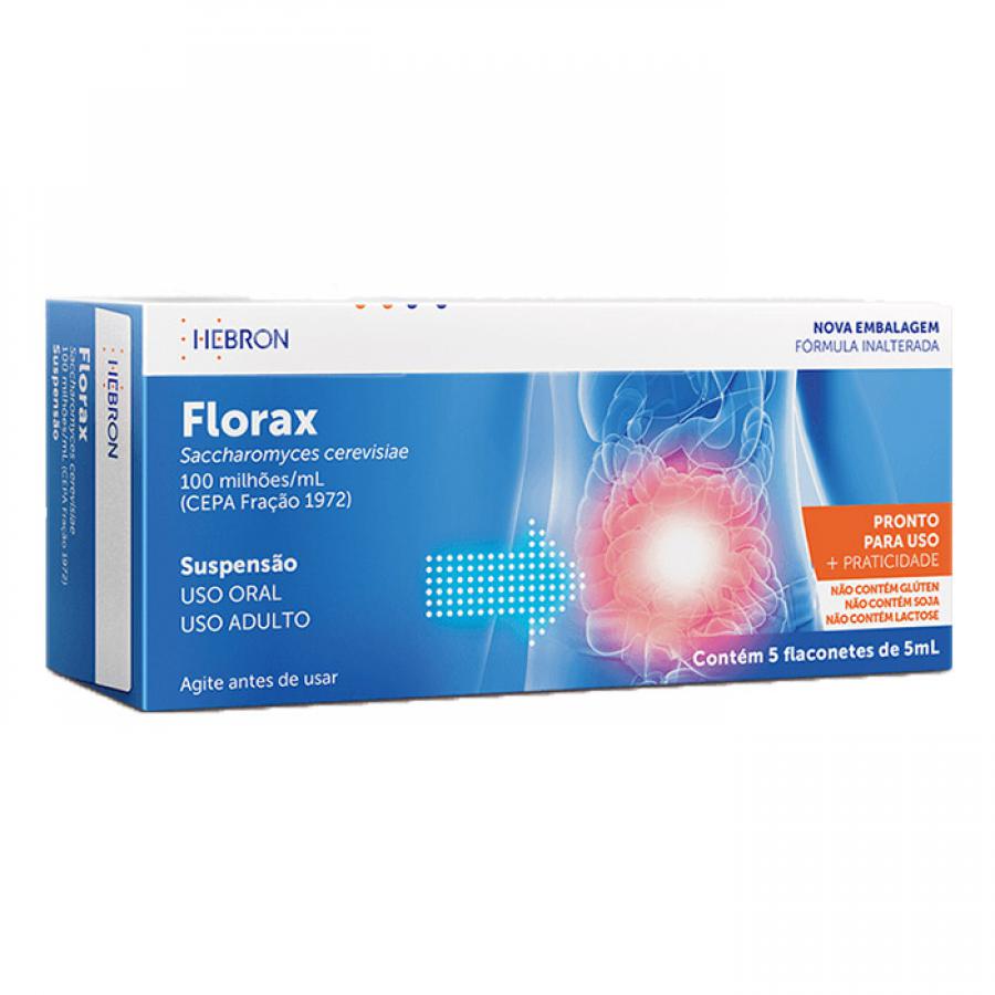 Florax Adulto com 5 flaconetes 5ml