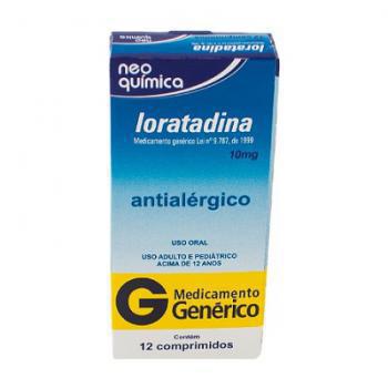 Loratadina 10mg 12 comprimidos