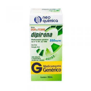 Dipirona Monoidratada Neo Química 500mg/mL 20ml
