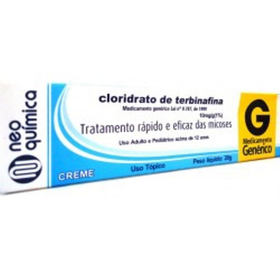 Cloridrato de Terbinafina 10mg Creme Dermatológico 20g