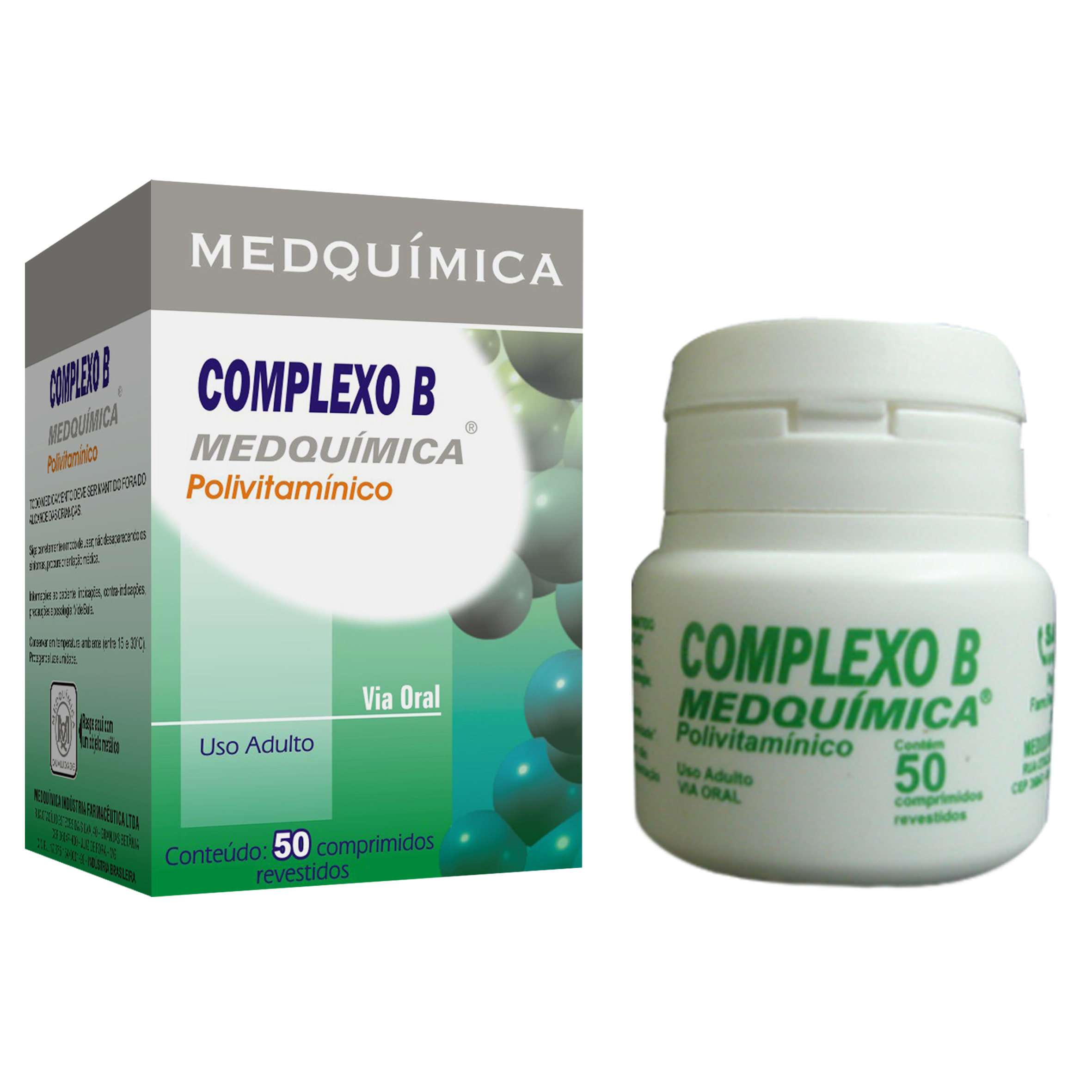 COMPLEXO B CPR.C/ 50 MEDQUIMICA