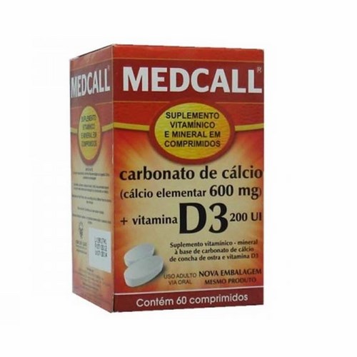 MedCall com 60 comprimidos