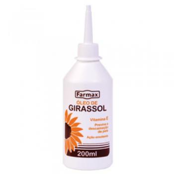 OLEO DE GIRASSOL C/ALMOTOLINA 200ML FARMAX