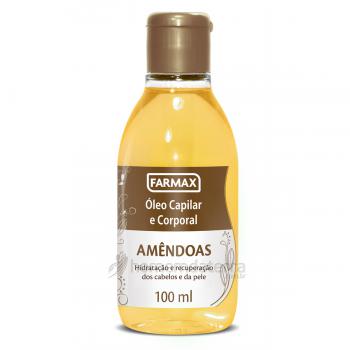 Oleo de Amendoa Farmax Capilar e Corporal 100mL