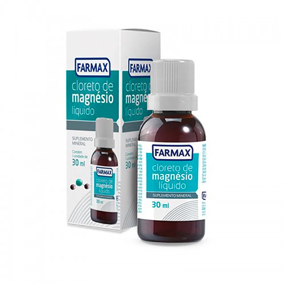 Cloreto De Magnésio Liquido 30ml Farmax