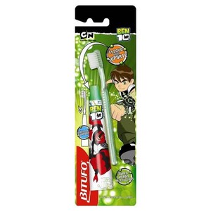 Escova Bitufo Ben 10 Com Super Ortodonticae +  Creme Dental
