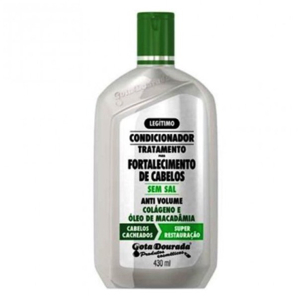 CRM P/ PENTEAR GOTA DOURADA CAB CACHEADOS C/320 ML