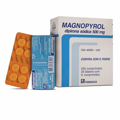 Magnopyrol 500mg com 8 comprimidos