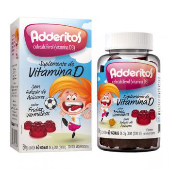 Adderitos Vitamina D Infantil 60 Gomas